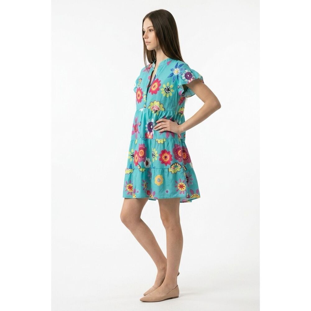 Floral lightweight dress size large